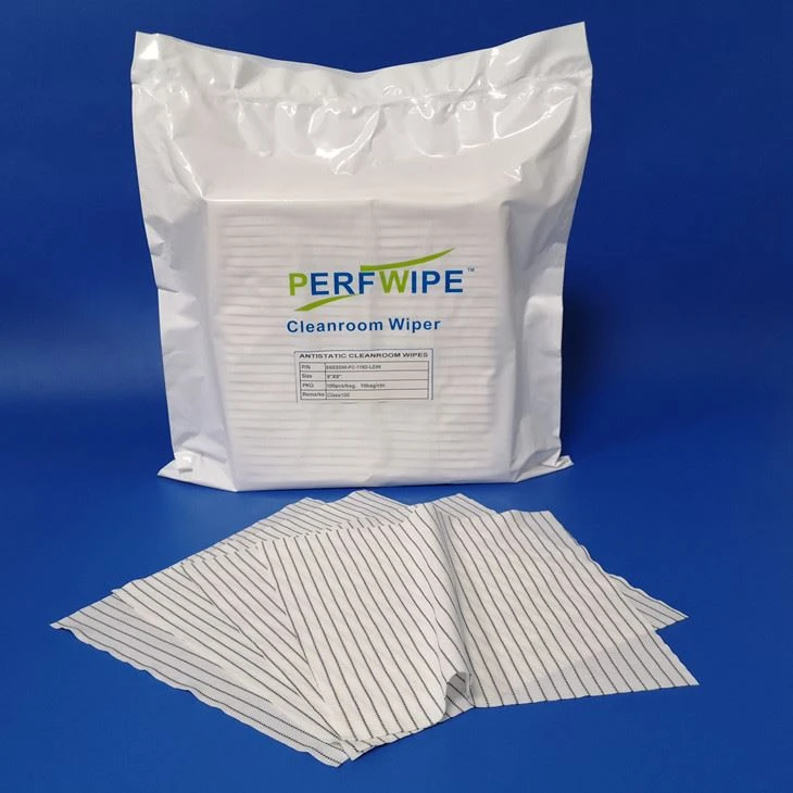 ESD Conductive Polyester Cleanroom Wipes of SSESDW-PC-115D-LE ESD Conductive Polyester Cleanroom Wipes of SSESDW-PC-115D-LE