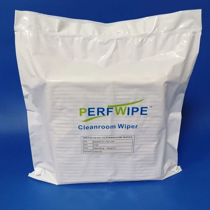 ESD Conductive Polyester Cleanroom Wipes